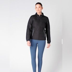 Push FWD Women's Primaloft Training Jacket in Black sized Small